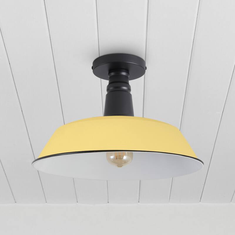 Cassidy 14" LED Semi-Flush Mount, by JONATHAN Y