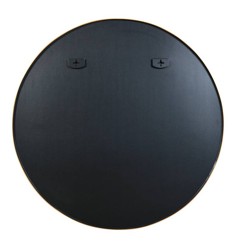 Round Wall Mirror Circle Bathroom Mirror Metal Frame for Bathroom Entryway Bedroom Living Room Wall Mounted Modern Rustic Decor