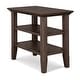 preview thumbnail 38 of 49, WYNDENHALL Normandy 14 inch Wide Solid Wood Transitional Narrow Side Table - 14 Inches wide