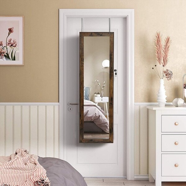 Door mounted jewelry armoire hotsell