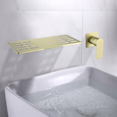 Widespread Bathroom Sink Faucet Waterfall