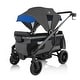preview thumbnail 6 of 7, Evenflo Shyft Rideshare All-Terrain Performance Stroller Wagon Electric Blue