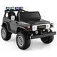 preview thumbnail 1 of 25, 12V 2-Seat Licensed Kids Ride On Toyota FJ40 Car with 2.4G Remote Control - 49.6" x 30.7" x 31.1" (L x W x H) Black