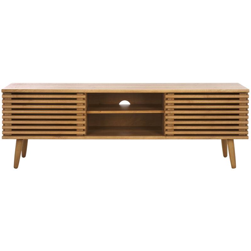SAFAVIEH Home Averi 2 Door Media Stand - 59Wx15Dx19H