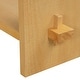 preview thumbnail 13 of 33, Nathan James Virgo Farmhouse 2-Tier Console Table in Wire-Brushed Wood Finish