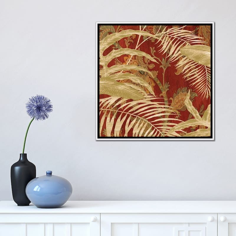 iCanvas "Tropical Garden II" by Chris Donovan Framed Canvas Print