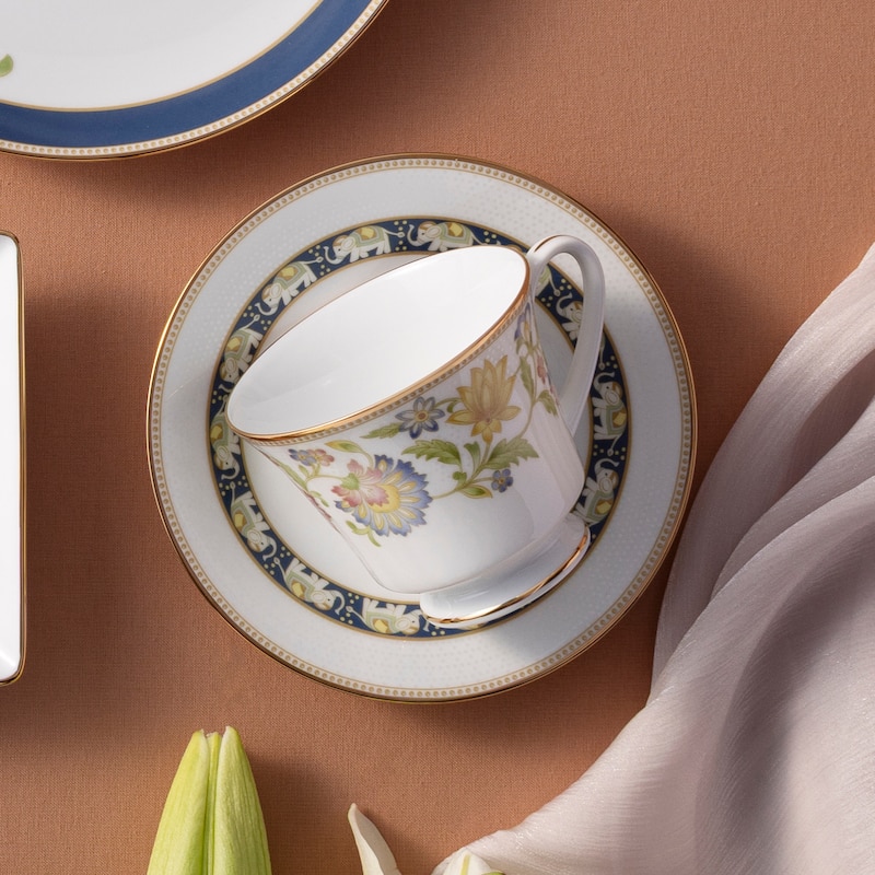 Tusker Garden Set of 4 Saucers, 6"