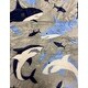 preview thumbnail 3 of 1, Shark Baby by Decor&More Extra Soft Throw Blanket (50" x 60") - Blue and Grey Sharks
