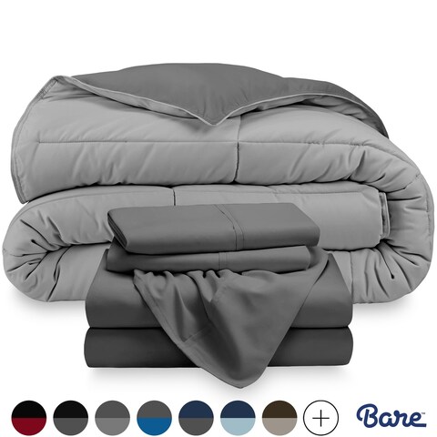 Bare Home Down Alternative Reversible Bed-in-a-Bag