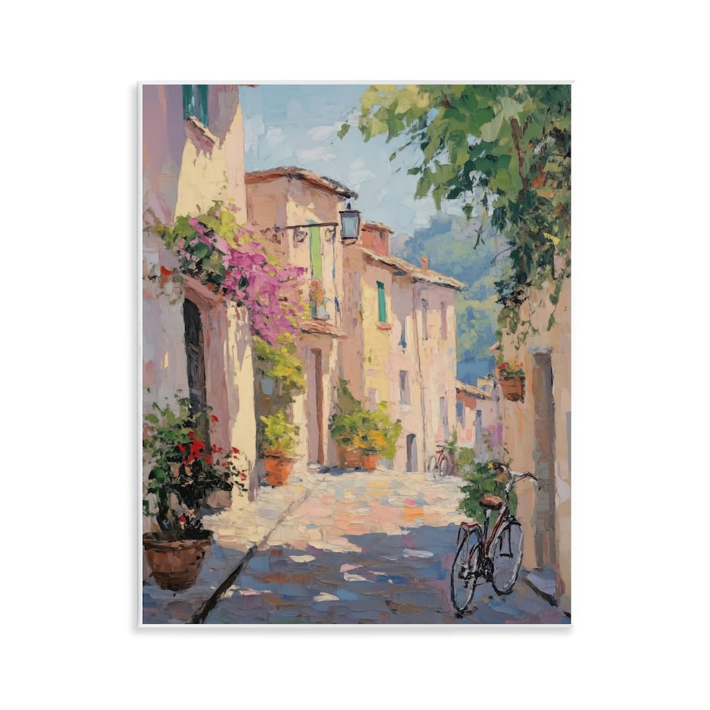 Stupell Cobblestone Path City Architecture Wall Plaque Art Design By Nini Art