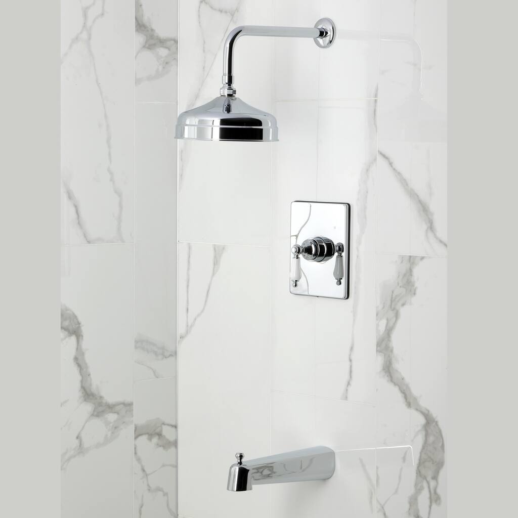Kingston Brass Single-Handle Pressure Balanced Tub and Shower Faucet