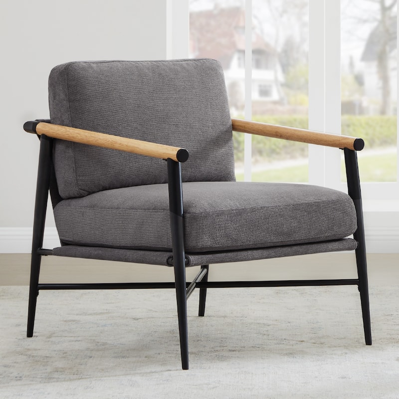 Vincent Mid Century Modern Upholstered Accent Chair