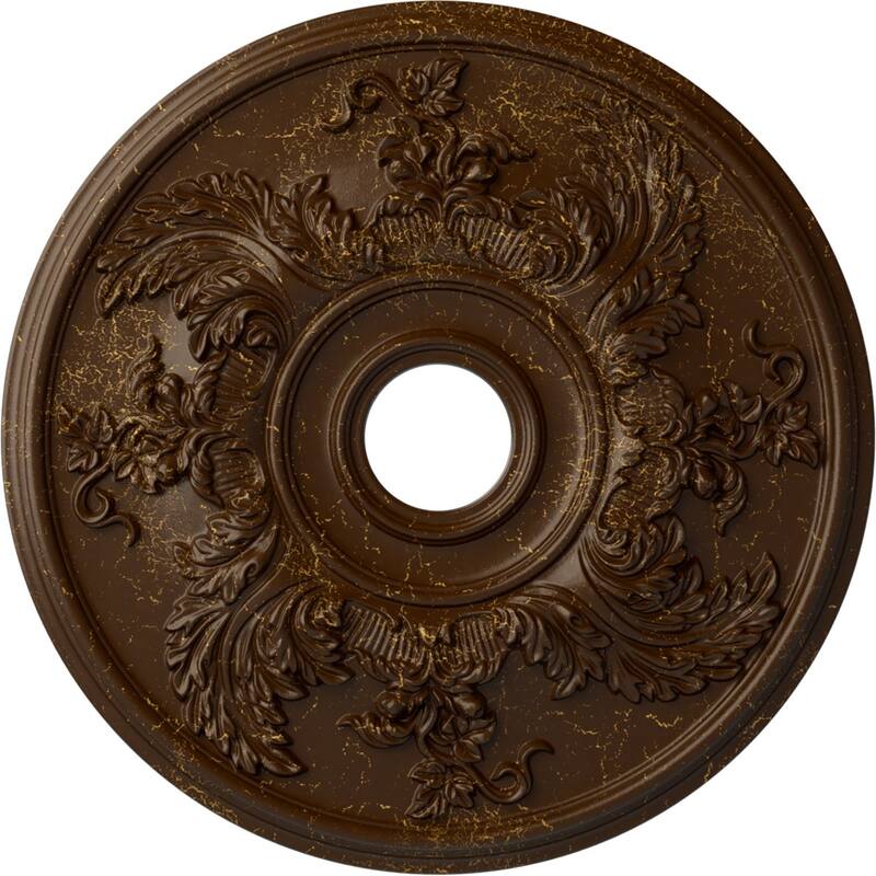 23 5/8"OD x 4 5/8"ID x 1 7/8"P Acanthus Twist Ceiling Medallion