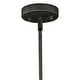 preview thumbnail 10 of 14, VAXCEL Rad 4-Light Mid-Century Modern Geometric Cage Pendant, LED Compatible, Adjustable Height Hanging Ceiling Fixture