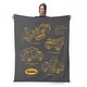 preview thumbnail 26 of 57, Hasbro Tonka Silk Touch Throw Blanket