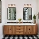preview thumbnail 2 of 36, Modern Black Gold Bathroom Vanity Light Hammered Glass Wall Sconces Lamps with 1/2/3/4 Lights