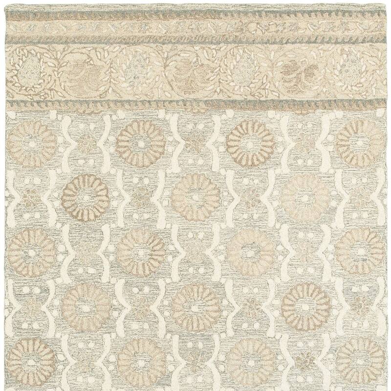 HomeRootsFloral Scandinavian Rectangle Area Rug
