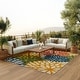 preview thumbnail 23 of 143, Nourison Aloha Floral Modern, Indoor/Outdoor Area Rug