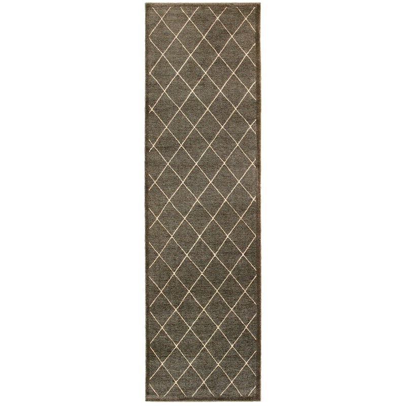 Vista Home Easton Diamond Trellis Heathered Area Rug