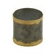 preview thumbnail 1 of 2, Galvanized Napkin Rings With Gold Rim (Set of 4) - Graphite