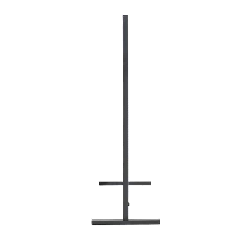 Roomfitters Regina 1-Panel Iron Fireplace Screen with Rectangular Frame, Black Finish