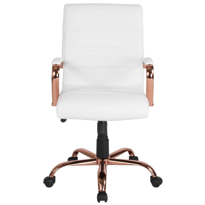 Mid-back LeatherSoft Executive Swivel Office Chair