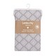 preview thumbnail 4 of 3, Lambs & Ivy Signature Gray Diamond Medallion Organic Cotton Fitted Crib Sheet
