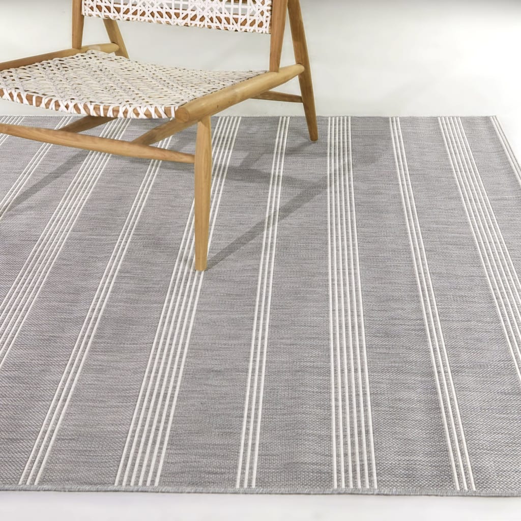 Horton Striped Patio Indoor/Outdoor Area Rug