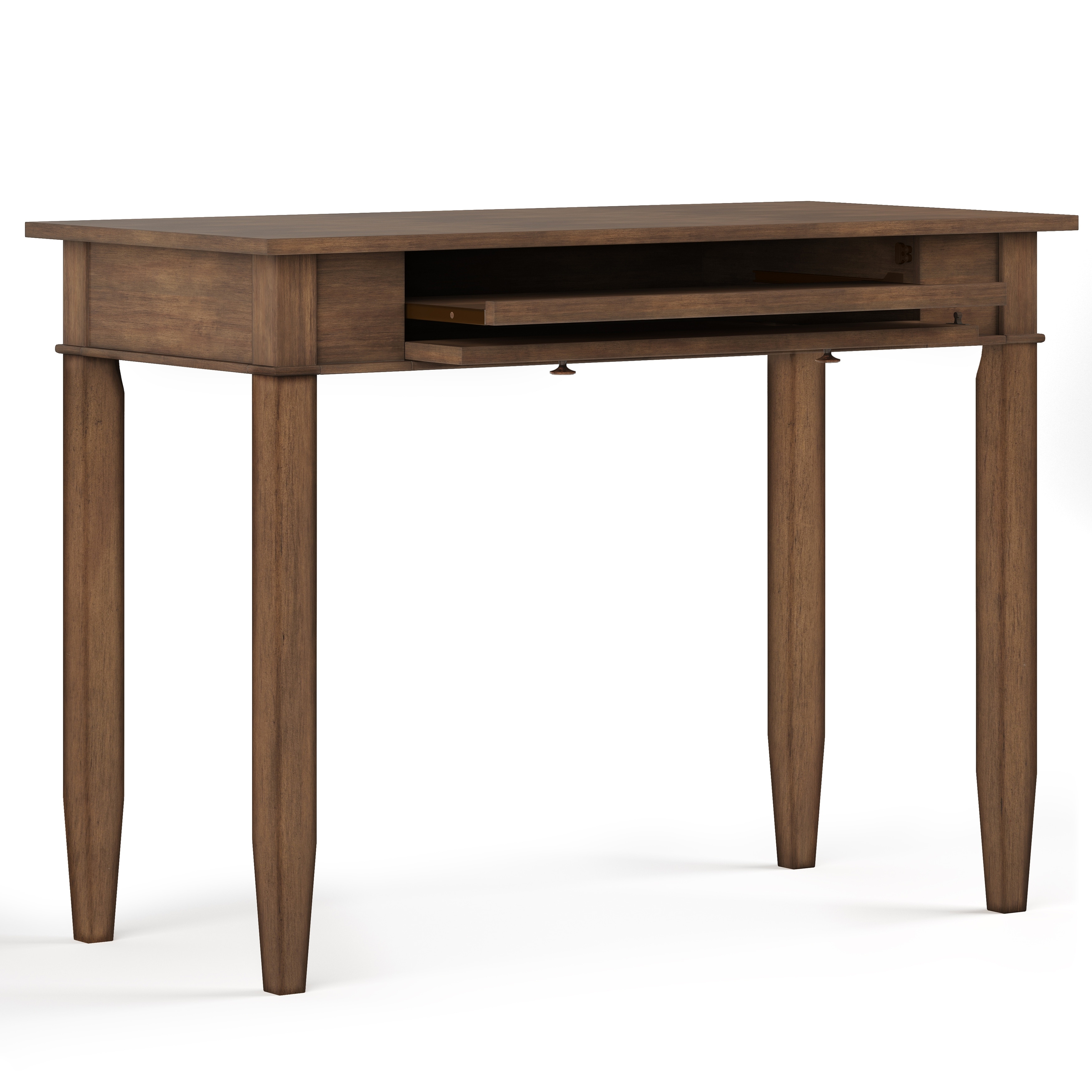 42 inch desk with keyboard outlet tray