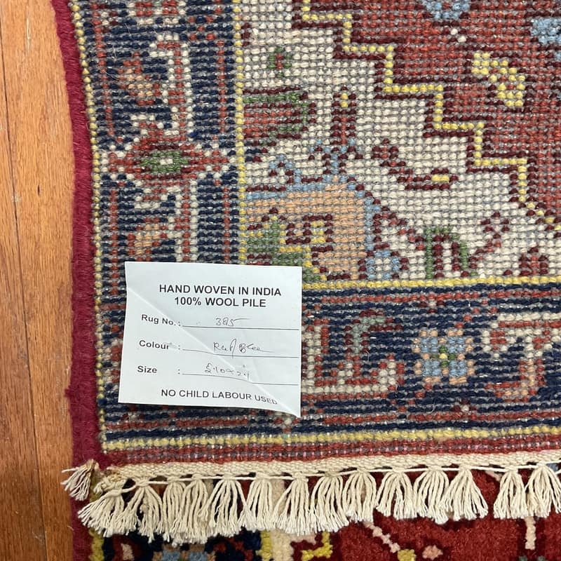 Handmade One-of-a-Kind Heriz Wool Oriental Rug 2'1 x 5'10 - 2.1 x 5.10