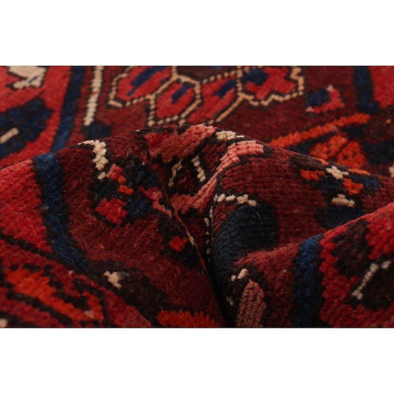 ECARPETGALLERY Hand-knotted Kayseri Vintage Red Wool Rug - 3'1 x 9'6
