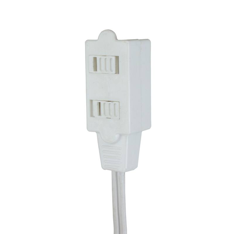 9' Power Extension Cord with 3-Outlets and Safety Locks