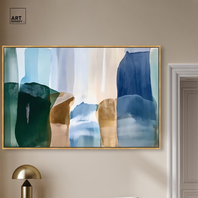 Contoured Calm II Canvas by Art Remedy