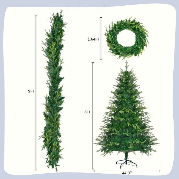 Aspen green fir artificial christmas tree outlet