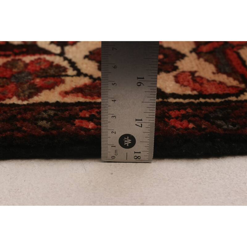 ECARPETGALLERY Hand-knotted Andelz Black Wool Rug - 3'8 x 13'8