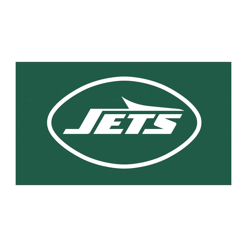 28 in. x 16 in. Full Color PVC Mat, New York Jets