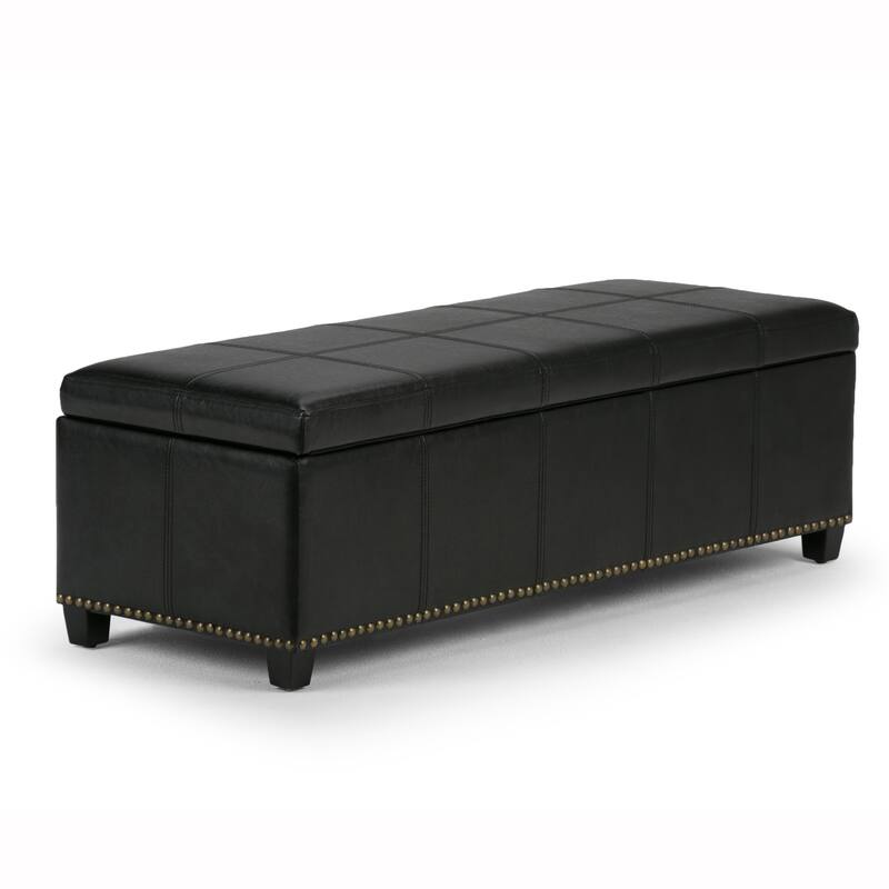 Modern Large Storage Ottoman for Living Room