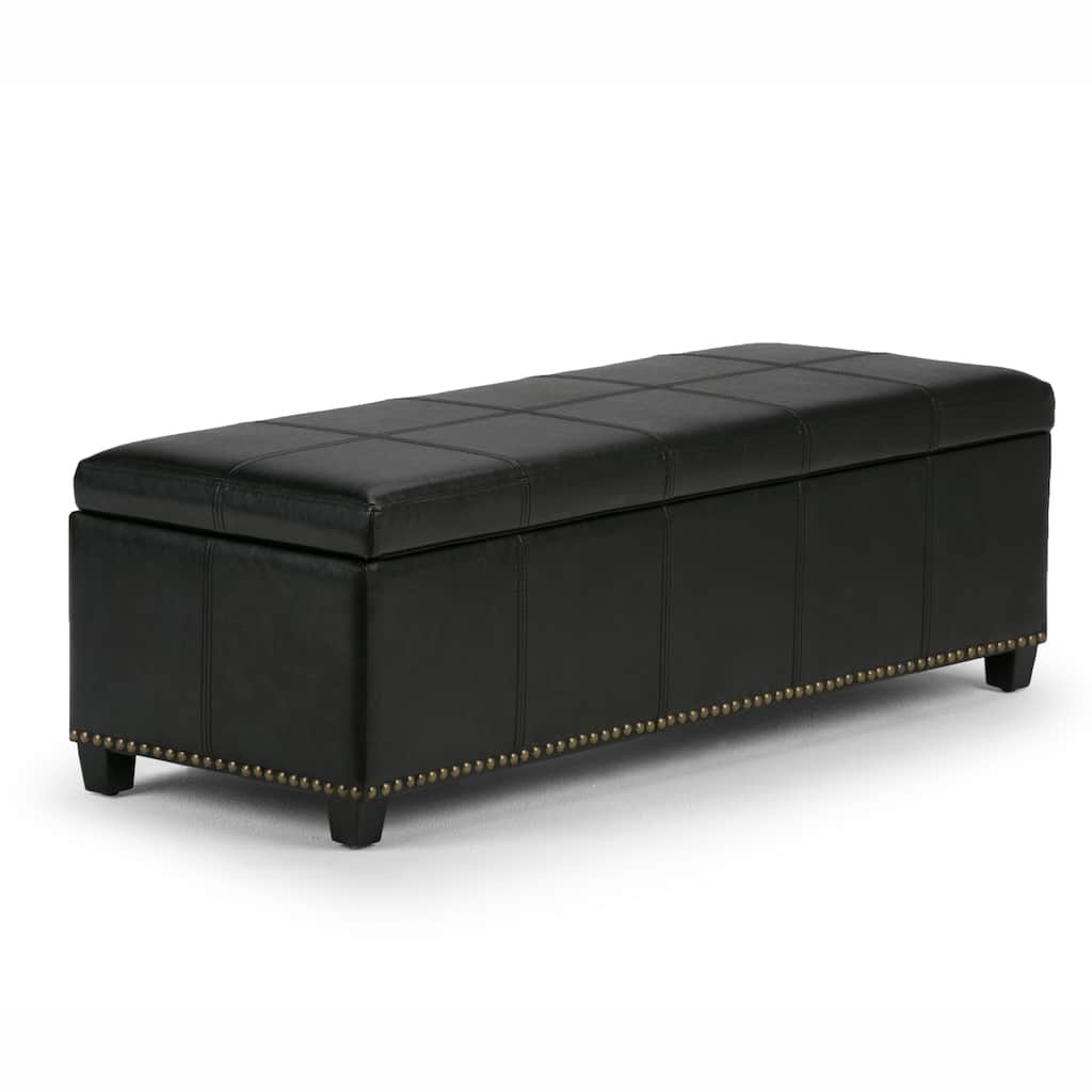Modern Large Storage Ottoman for Living Room