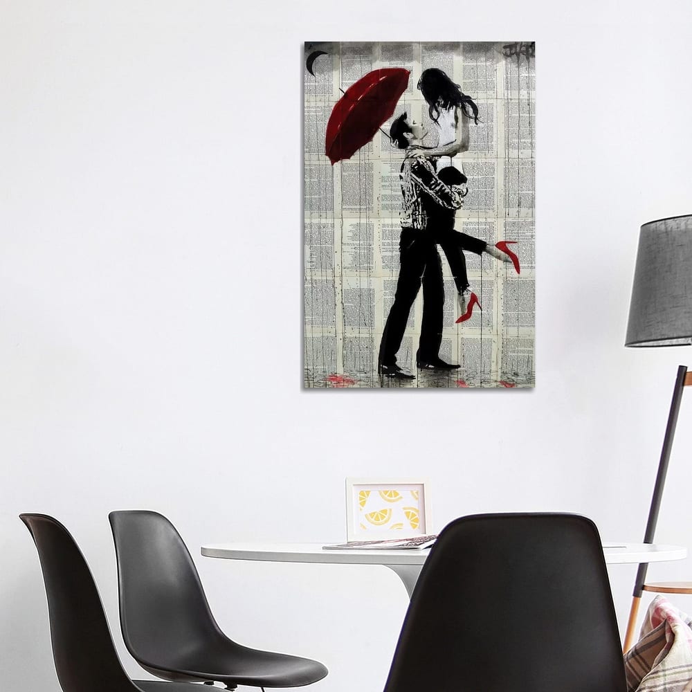 iCanvas "Love Rain" by Loui Jover Canvas Print