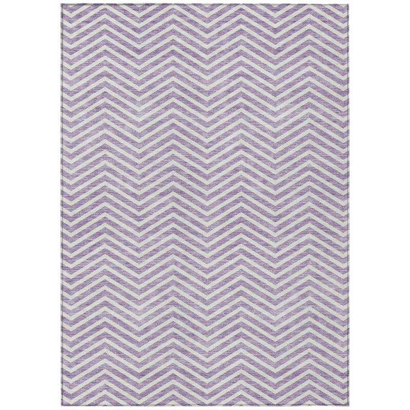 HomeRoots Chevron Transitional Rectangle Outdoor Rug