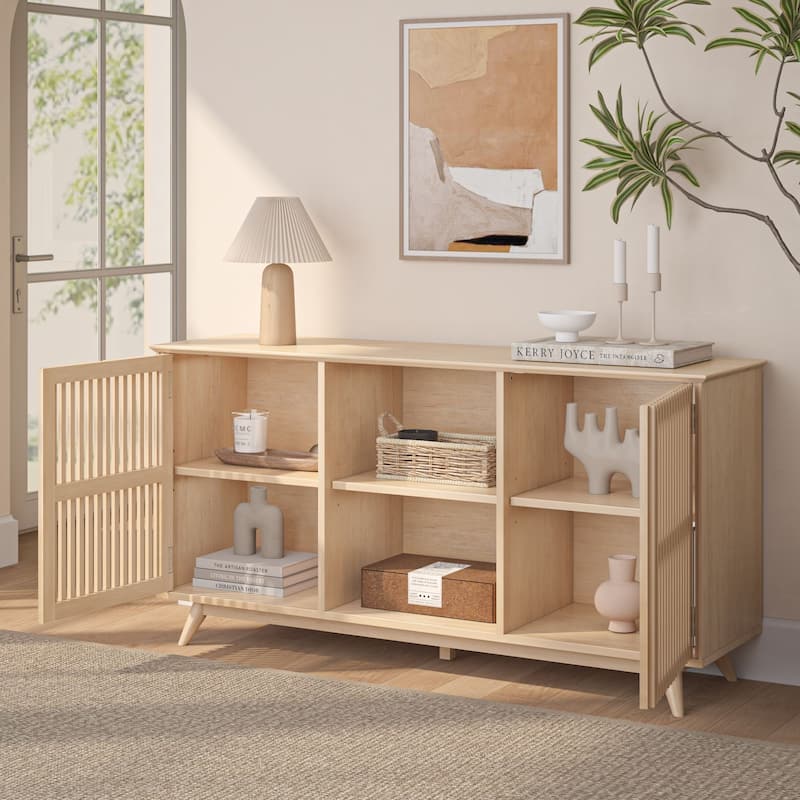 Plank and Beam Mid-Century Modern 2-Door Sideboard/TV Stand