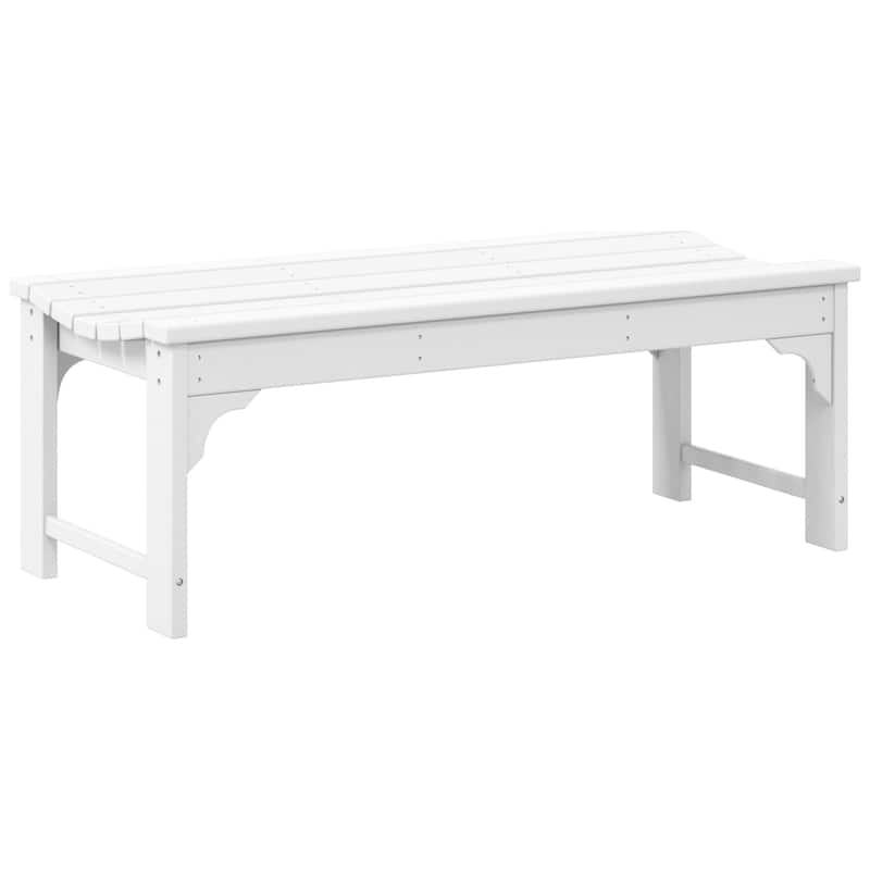 Polytrends Laguna Hdpe All Weather Outdoor Patio 48" Bench