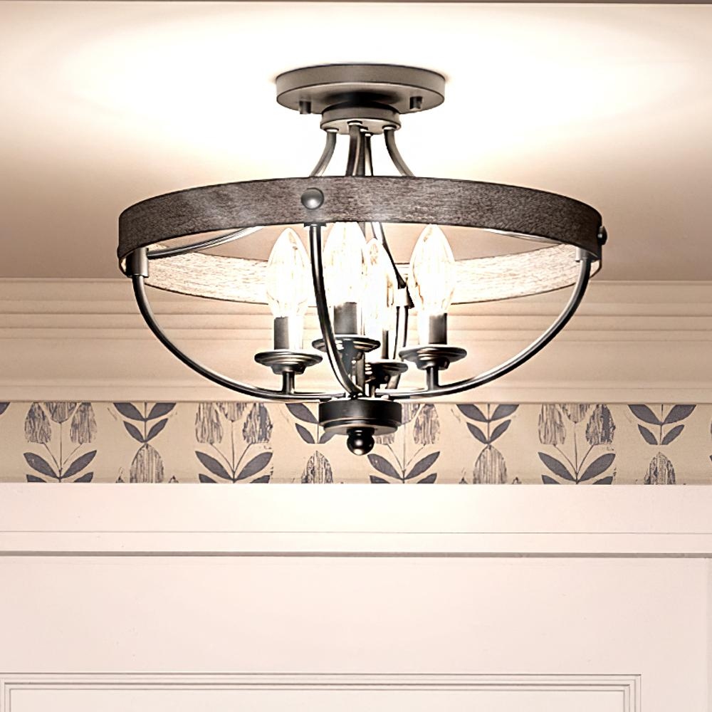 Luxury French Country Ceiling Light 12.625