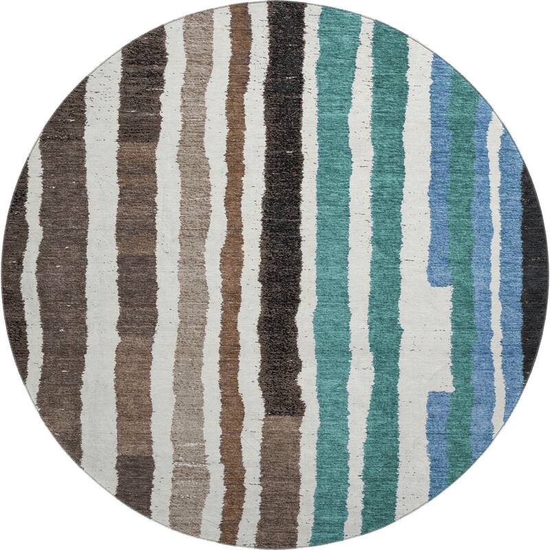 Premium Washable Super Soft Modern Stripe Mayfield Rug