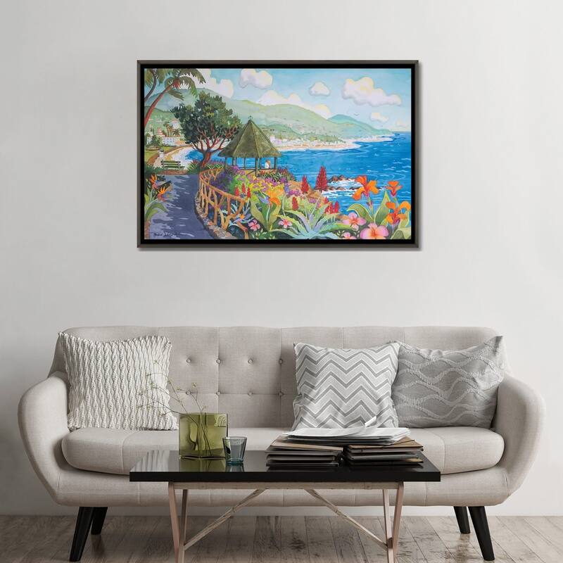 iCanvas "Laguna Gazebo Couple" by Robin Wethe Altman Framed