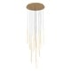 preview thumbnail 25 of 61, 8/12/18-Light Dimmable Integrated LED Chandelier Linear Kitchen Island Light