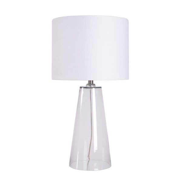 slide 3 of 14, Chamberlain 29-inch Table Lamp Clear Glass