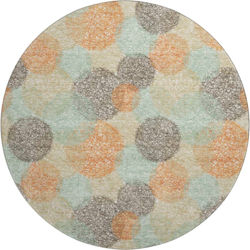 Premium Washable Super Soft Modern Sphere Mayfield Rug