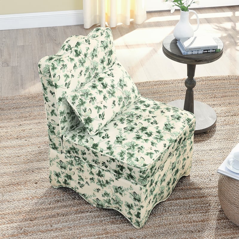 Flannel Single Armless Chair