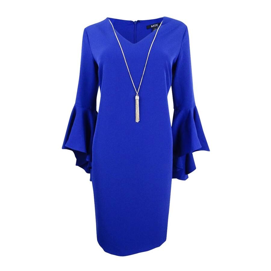 MSK Women's Embellished Bell-Sleeve Dress